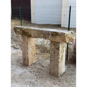 Console en pierre XIX 