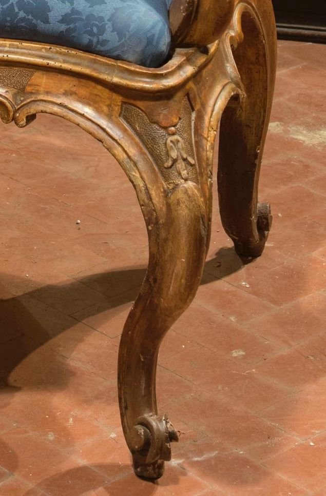 Armchair. Italy 1710 Circa-photo-3