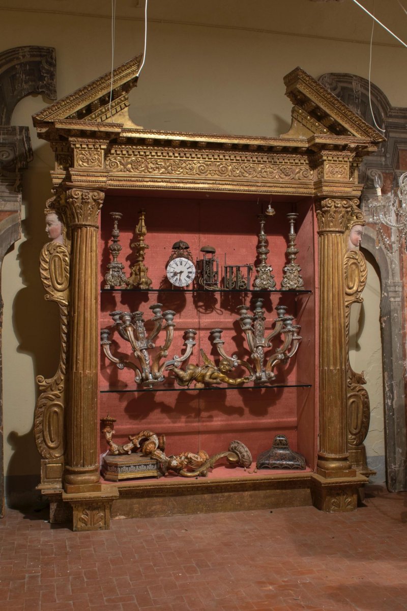 Large Architectural Frame.  Late XVI Century. Italy