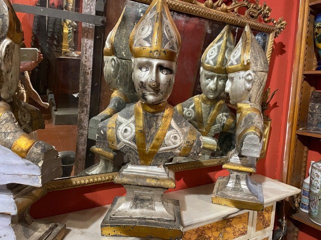 Three Busts Of Bishops. -photo-4