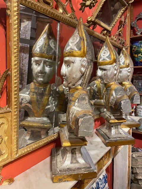 Three Busts Of Bishops. -photo-6