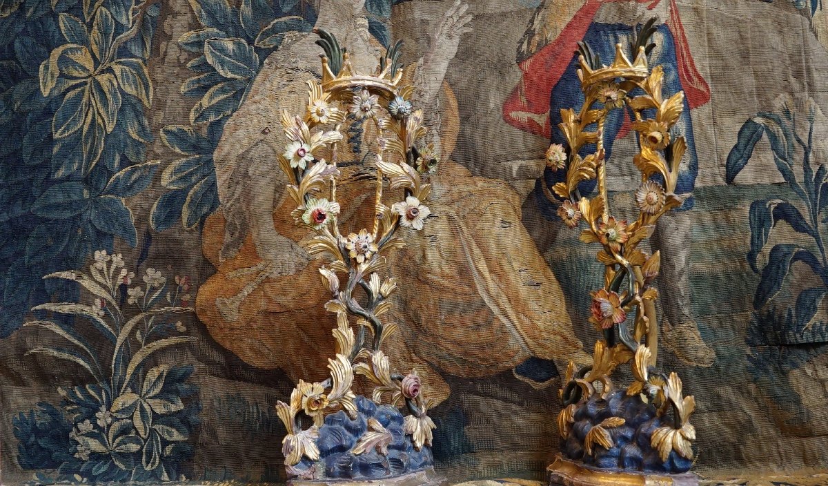 Pair Of Door Relics.