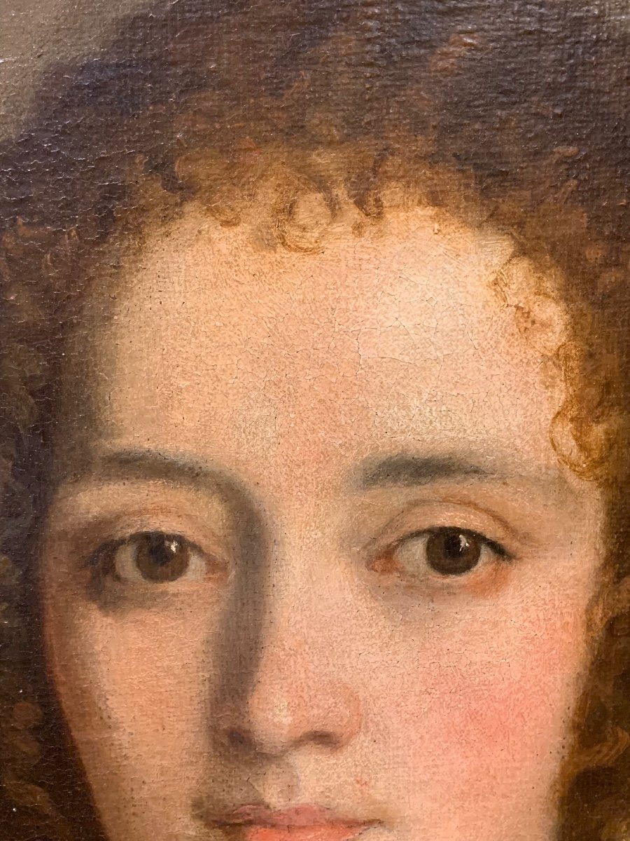 Portrait Of A Noble Lady, Florentine School, Oil On Canvas Late 16th Century  -photo-4