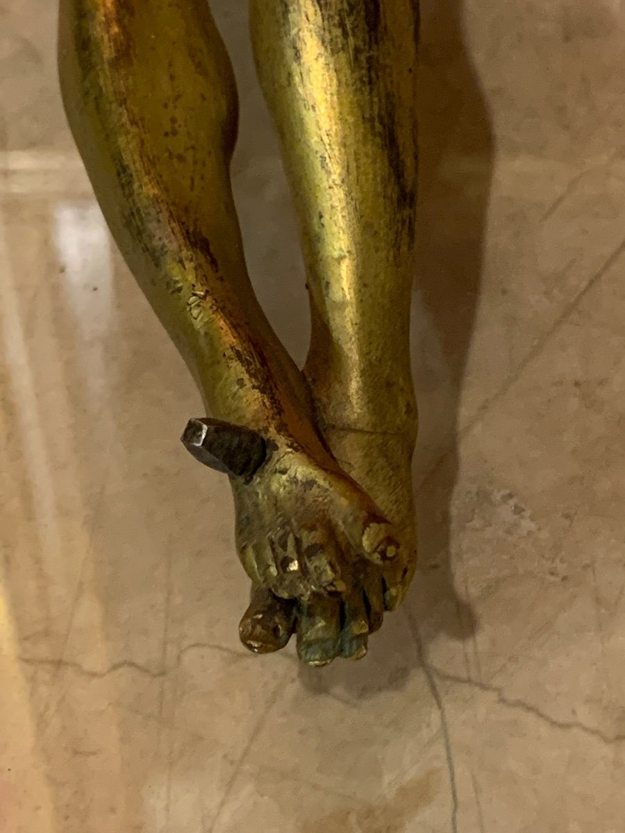Corpus Christi In Gilt Bronze, Central Italy, Late 16th Century-photo-5