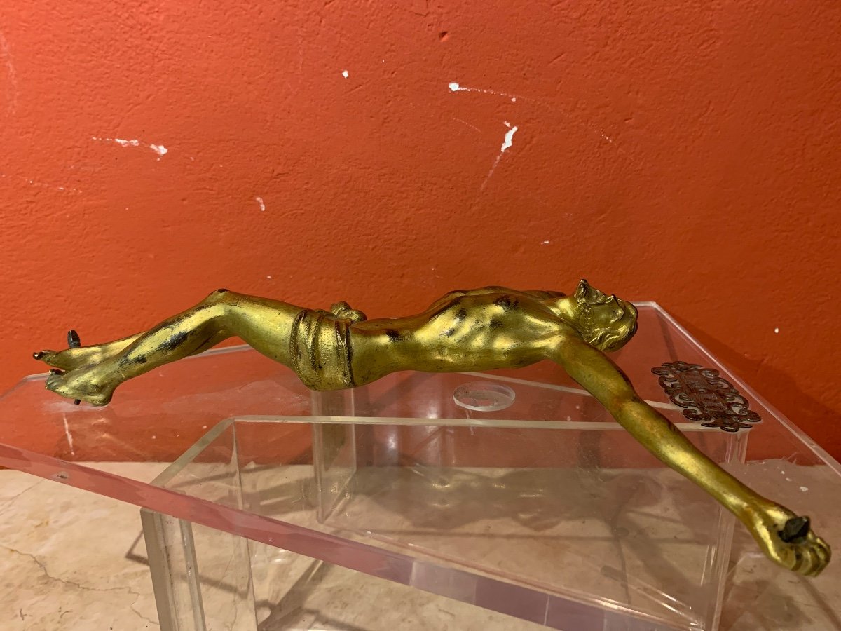 Corpus Christi In Gilt Bronze, Central Italy, Late 16th Century-photo-7
