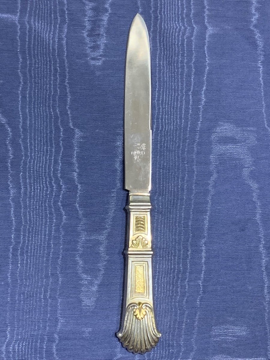 Ménagère Italienne En Argent, Rome 1840 -photo-2