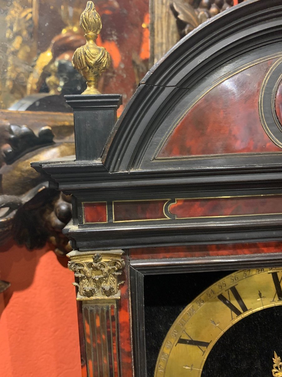 Pendule Louis XIV Boulle en marqueterie -photo-2