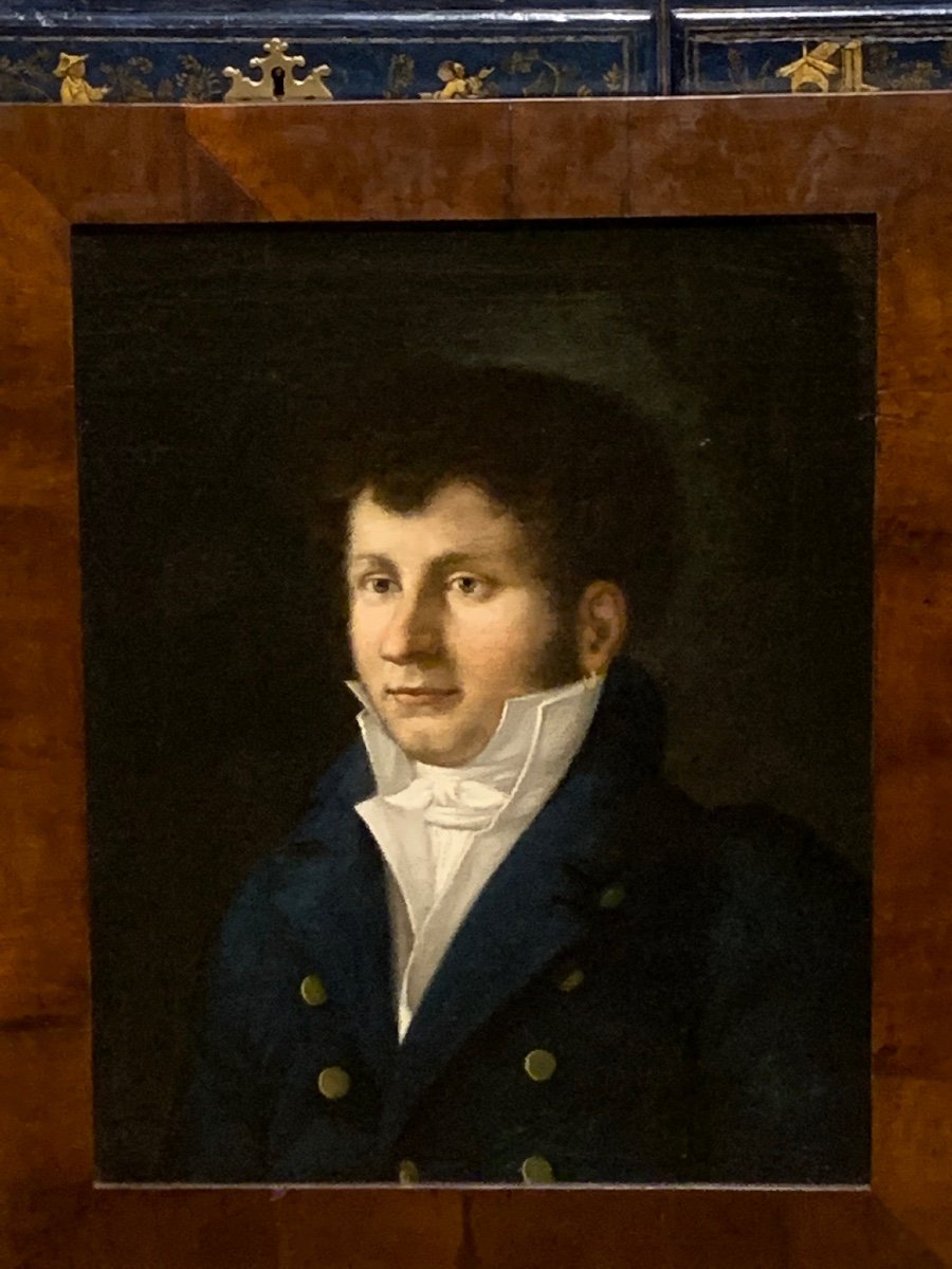 Portrait De Marin, école Toscane, Italie Début XIXème Siècle  -photo-2