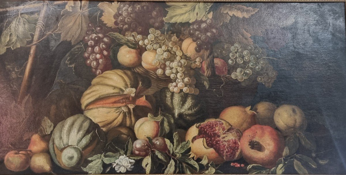 Still Life, Oil On Canvas, Seventeenth Century-photo-4