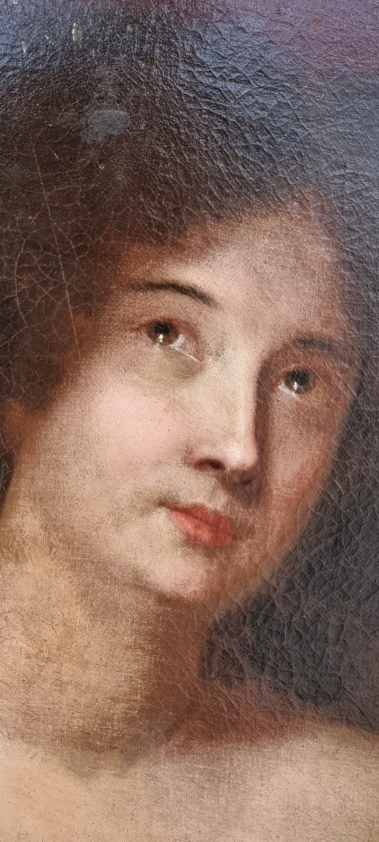 Female Nude, Oil On Canvas, 17th Century-photo-4