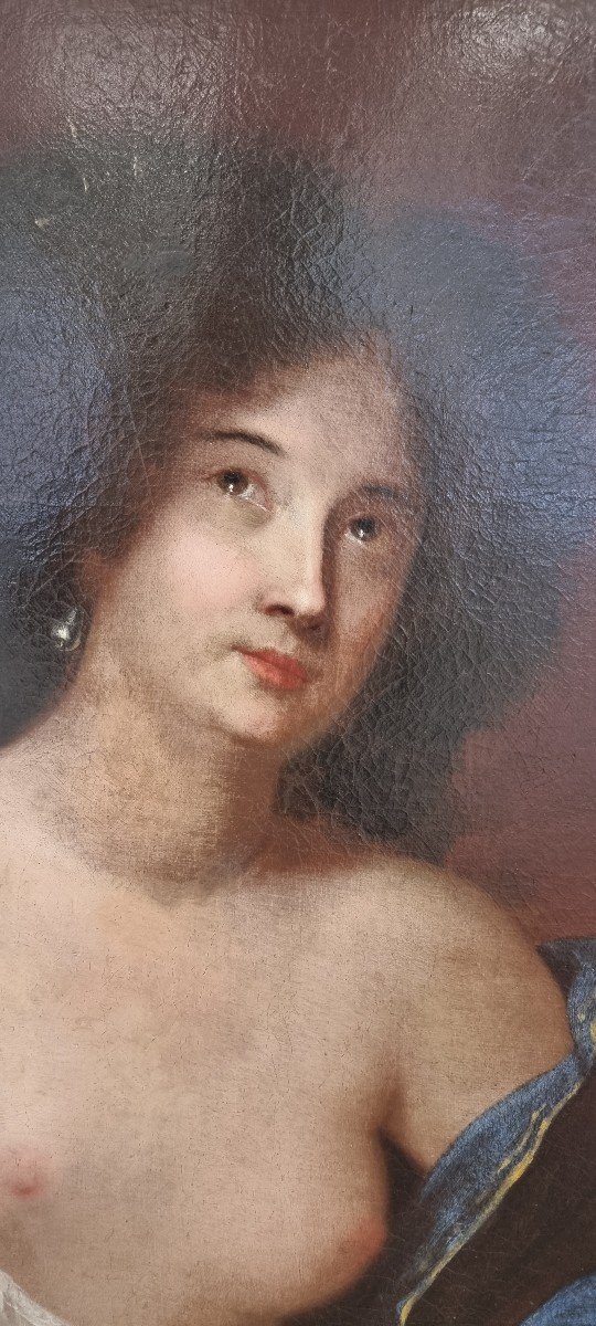 Female Nude, Oil On Canvas, 17th Century-photo-2