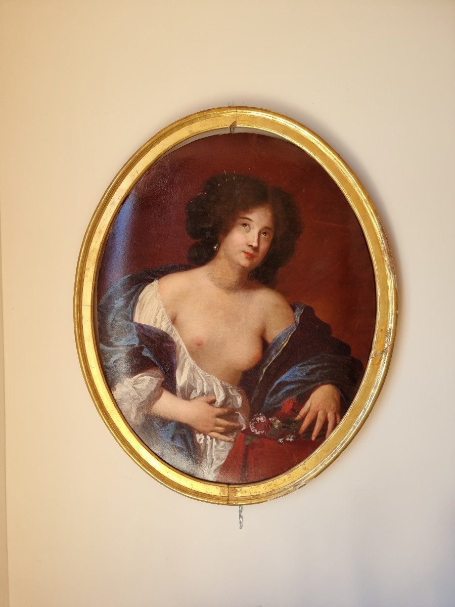 Female Nude, Oil On Canvas, 17th Century