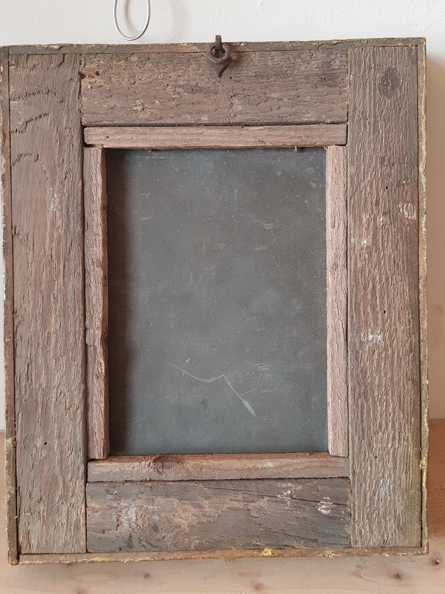 Huile Sur Zinc, Période Du 18ème Siècle-photo-2