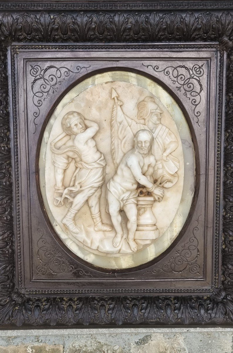 Bas-relief En Marbre, XVIIIe Siècle