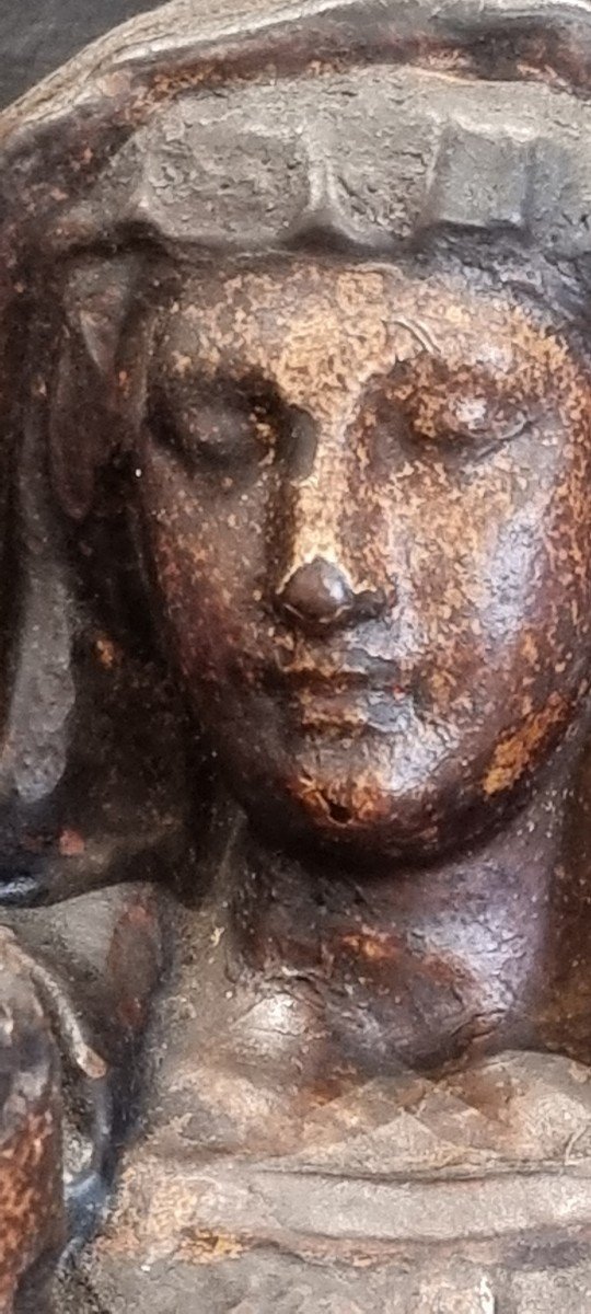 Papier-mâché Sculpture, 17th/18th Century-photo-4