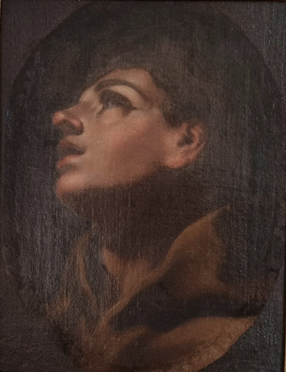 Personnage Masculin, Huile Sur Toile, XVIIe Siècle