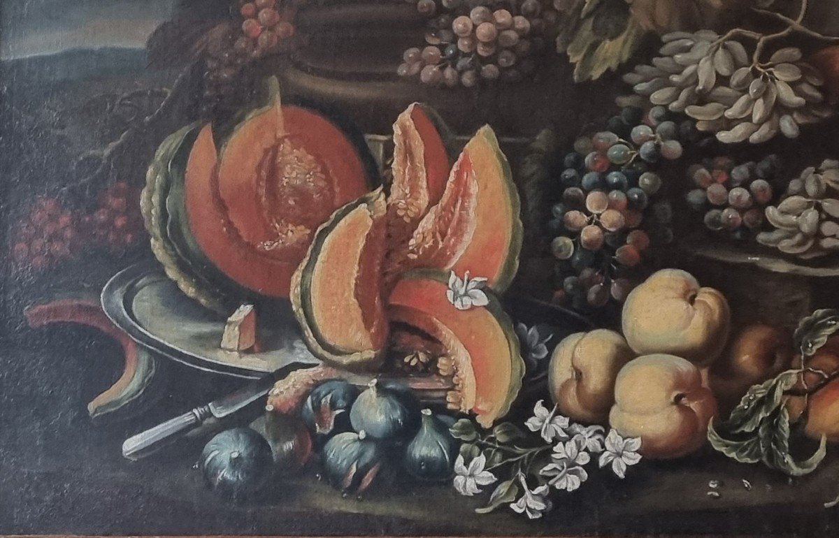 Nature Morte, Huile Sur Toile, XVIIe Siècle-photo-2