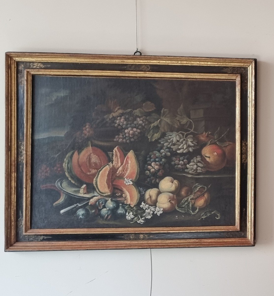 Nature Morte, Huile Sur Toile, XVIIe Siècle-photo-1