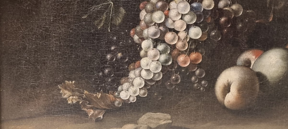 Nature Morte, Huile Sur Toile, XVIIIe Siècle-photo-2