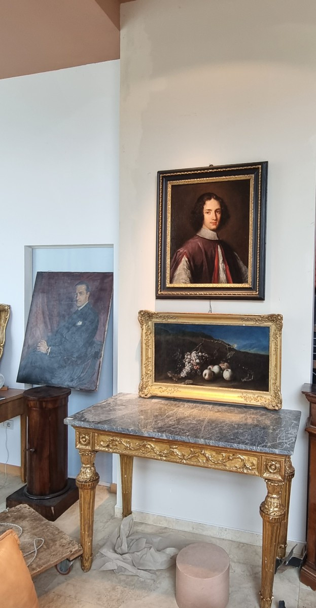 Nature Morte, Huile Sur Toile, XVIIIe Siècle