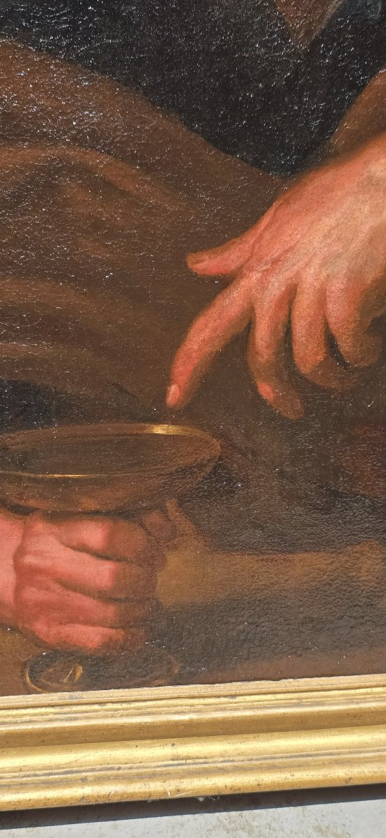 Philosophe, Huile sur toile, Époque '600-photo-3