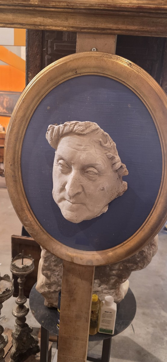 Plaster Face Depicting Gioacchino Rossini