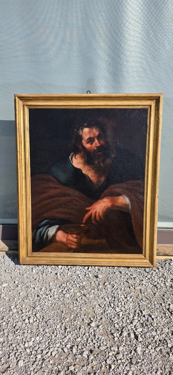 Philosopher, Oil On Canvas, 1600s