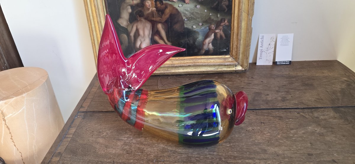sculpture en verre de Murano