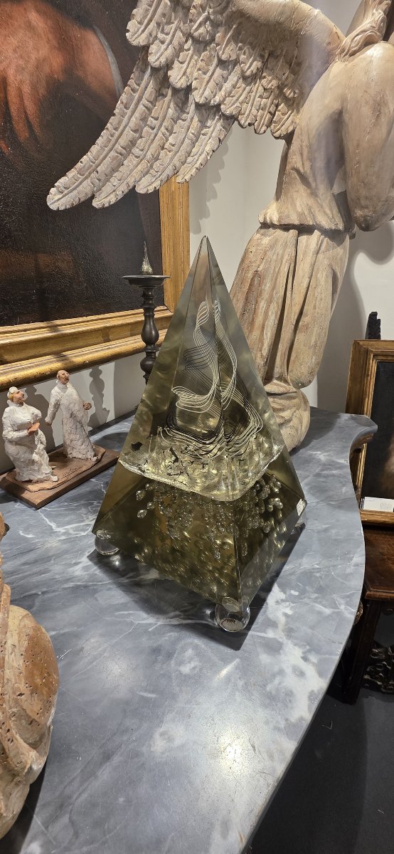 Murano Glass Pyramid-photo-2