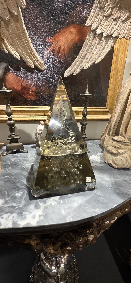 Murano Glass Pyramid