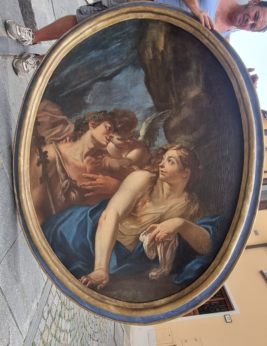 Mythological Scene, Oil On Canvas, 18th Century