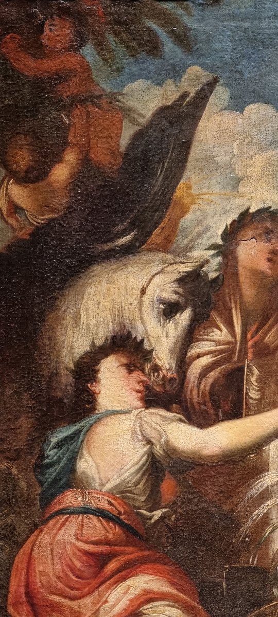 Le Sacrifice De Minerve, XVIIe Siècle, Francesco Maffei-photo-2