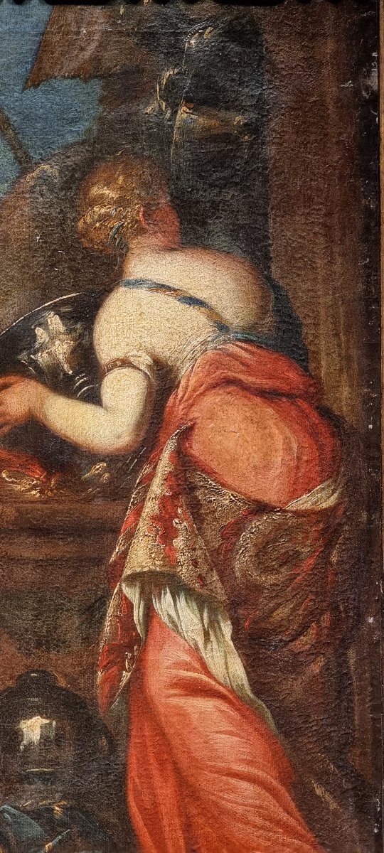Le Sacrifice De Minerve, XVIIe Siècle, Francesco Maffei-photo-4
