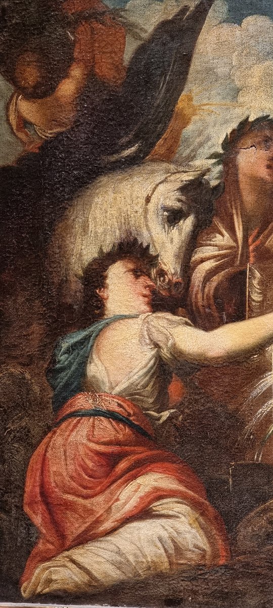 Le Sacrifice De Minerve, XVIIe Siècle, Francesco Maffei-photo-3