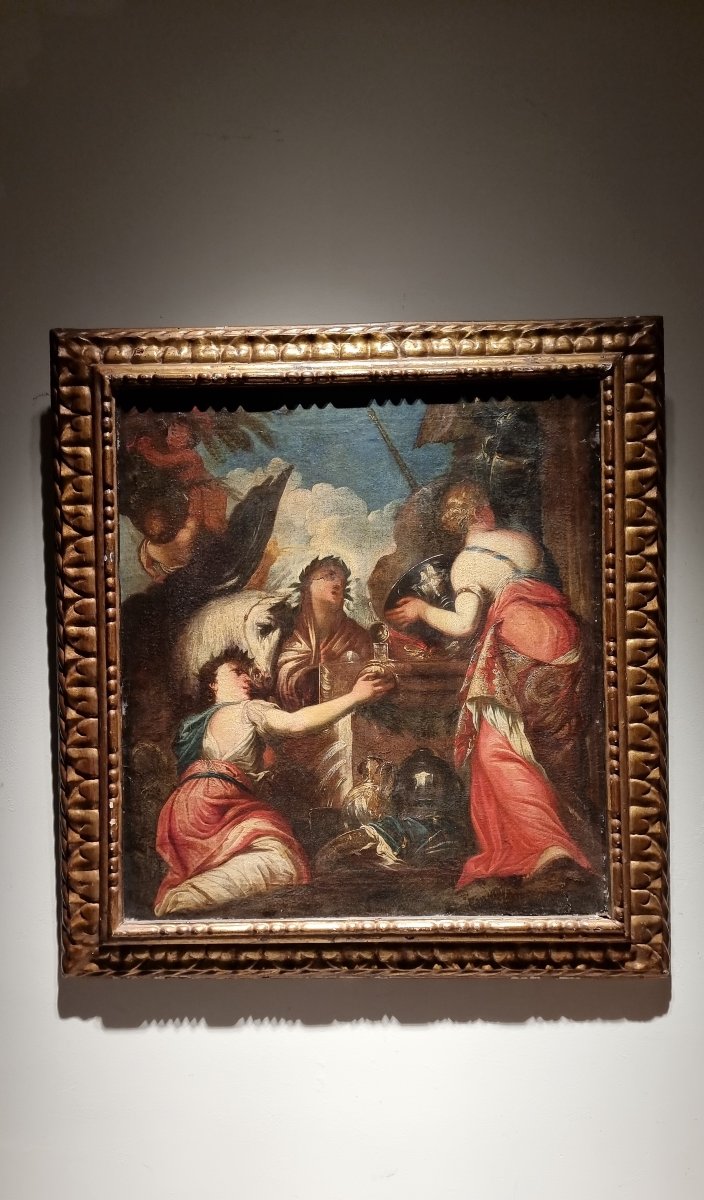 Le Sacrifice De Minerve, XVIIe Siècle, Francesco Maffei-photo-6