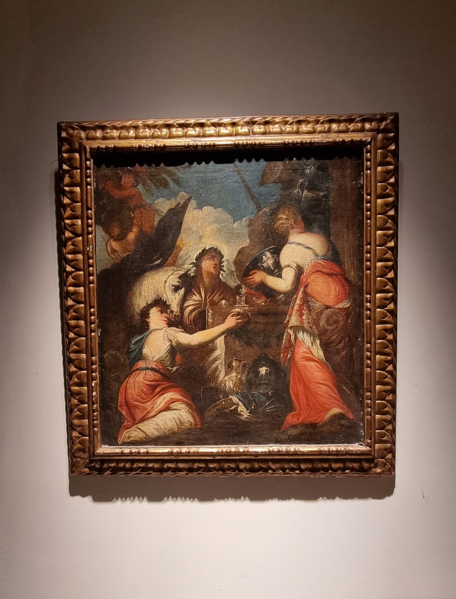 Le Sacrifice De Minerve, XVIIe Siècle, Francesco Maffei