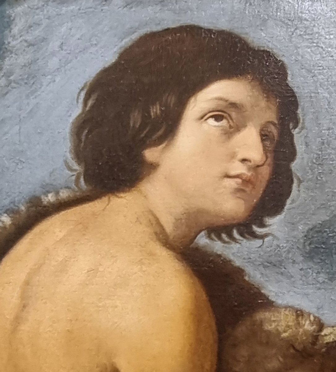 St. John, Oil On Canvas, 17th Century-photo-2