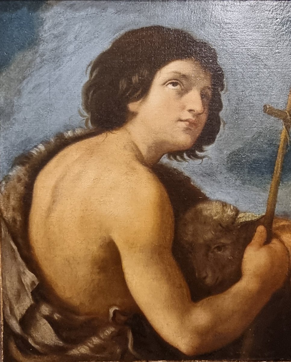 St. John, Oil On Canvas, 17th Century-photo-3