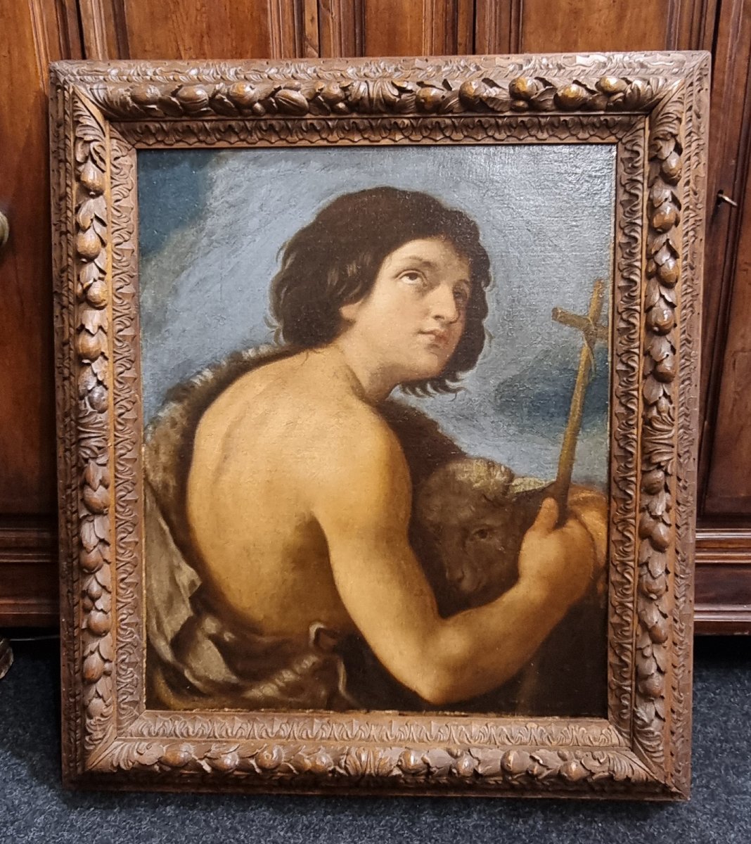 St. John, Oil On Canvas, 17th Century