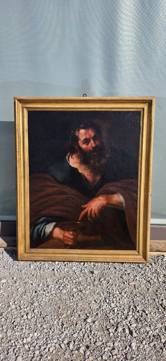 Philosophe, Huile sur toile, Époque '600