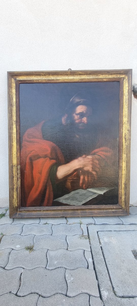 Portrait d'un philosophe, Huile sur toile, XVIIe siècle
