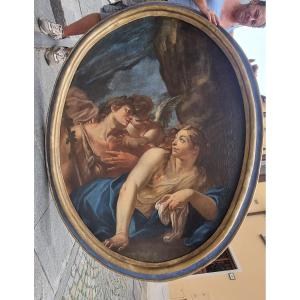 Mythological Scene, Oil On Canvas, 18th Century