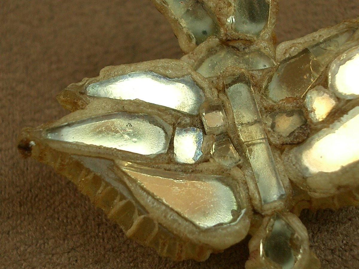 Talosel And Glass Brooch By Line Vautrin Hirondelle -photo-2