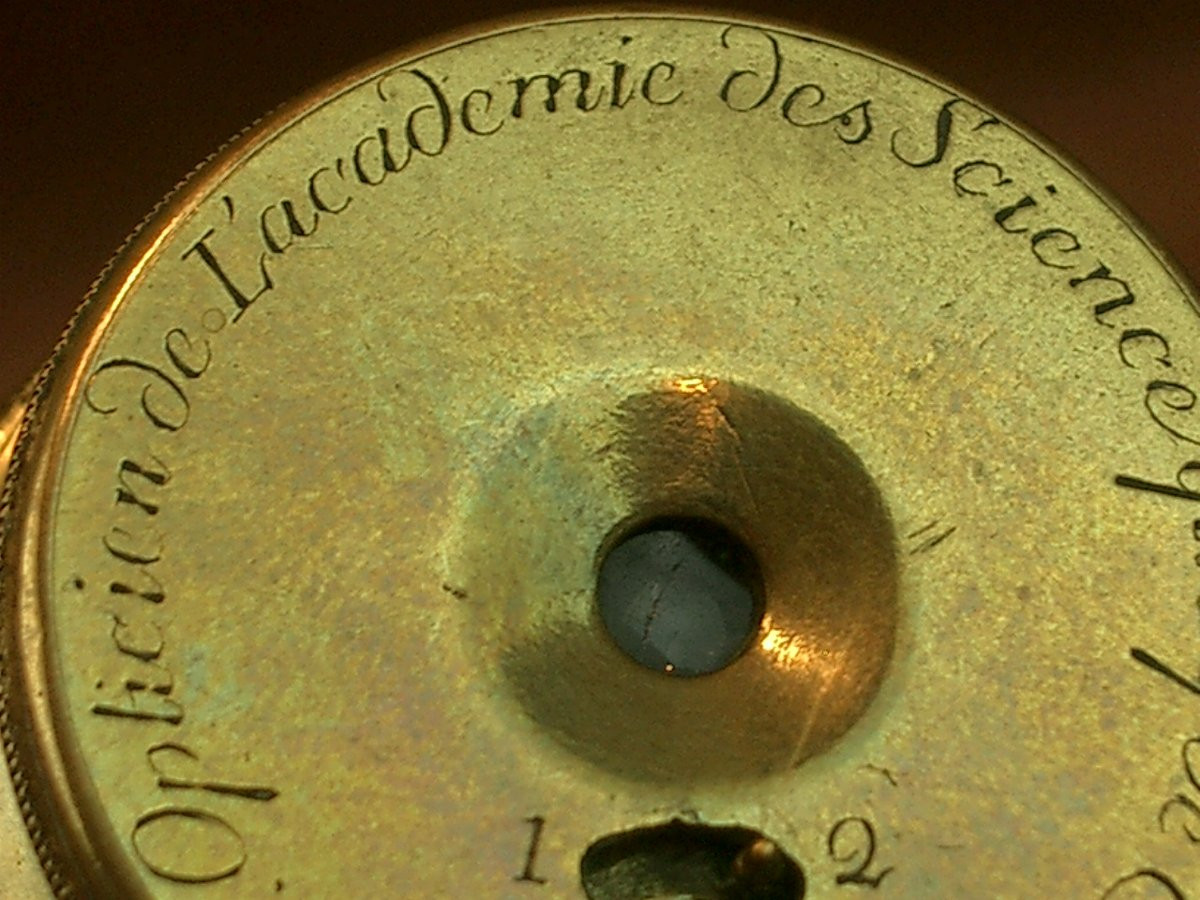 Brass And Shagreen Spyglass Signed George Opticien Quay De Conty In Paris Circa 1760-1780-photo-1