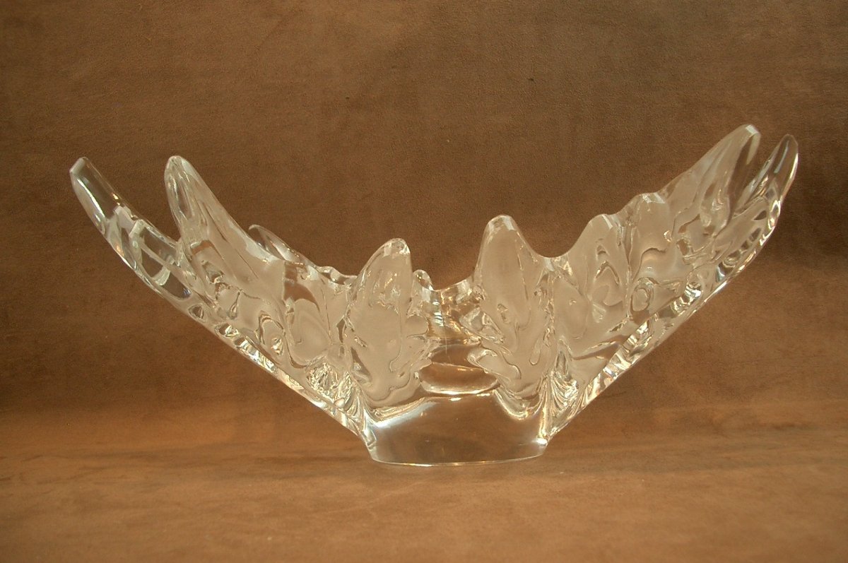 Grande coupe en cristal Lalique modèle Champs-Elysées-photo-3