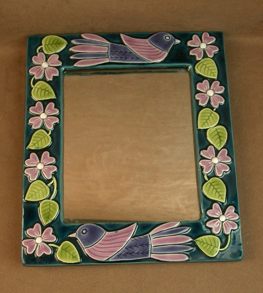 Mithé Espelt Miroir en céramique Modèle Polynésie-photo-1
