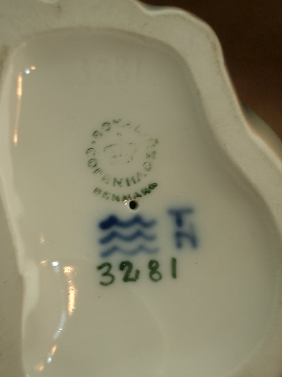 Chat en porcelaine de Royal Copenhague Danemark -photo-4