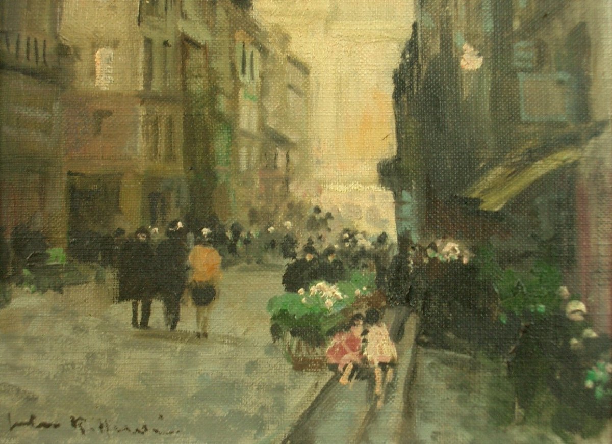 Peinture Huile sur toile par Jules René Hervé (1887-1981) -photo-1