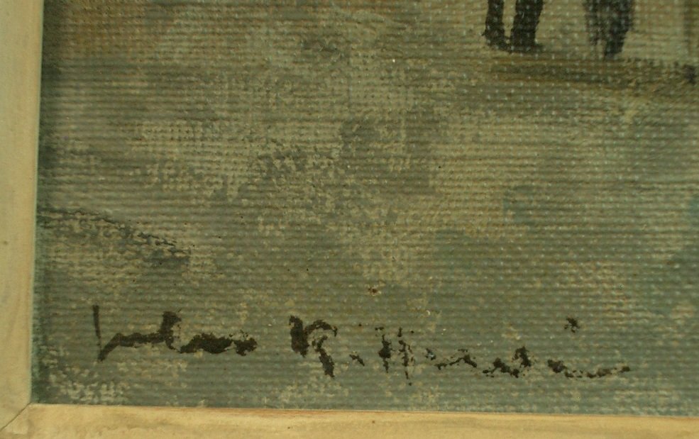 Peinture Huile sur toile par Jules René Hervé (1887-1981) -photo-3