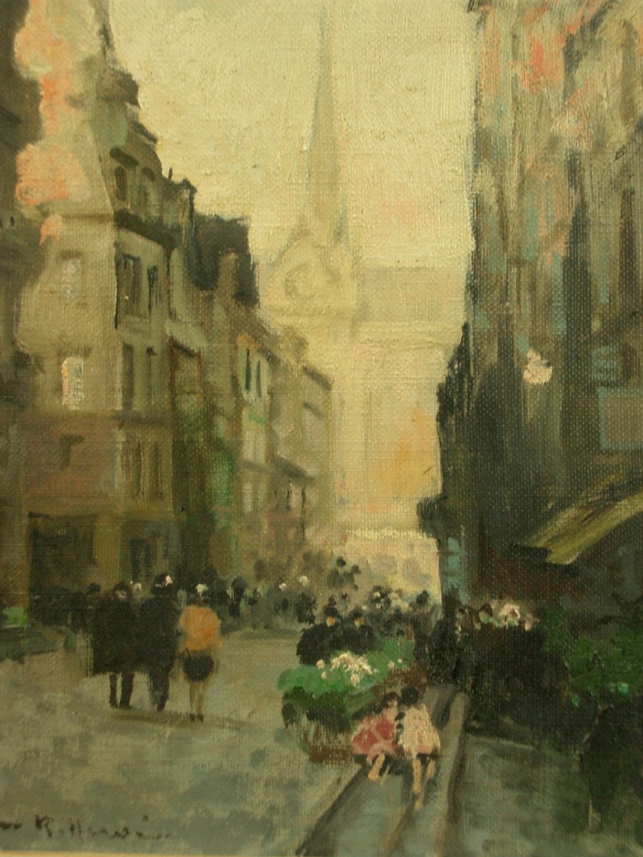 Peinture Huile sur toile par Jules René Hervé (1887-1981) -photo-4
